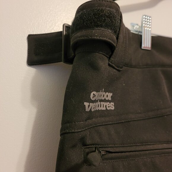 NWT Outdoor Ventures Black Fleece Lined Water Resistant Elastic Snow  Men Size L - Picture 10 of 10